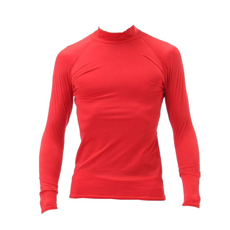 Tigora adult running fitness football children's sports tight clothes medium high collar long sleeve baseball lining