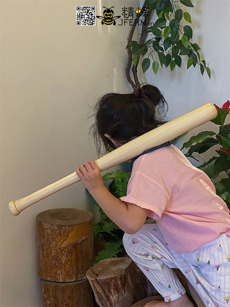 Solid wood baseball stick, real car self -defense children's wooden professional hard fleet men's and women's game ball rod