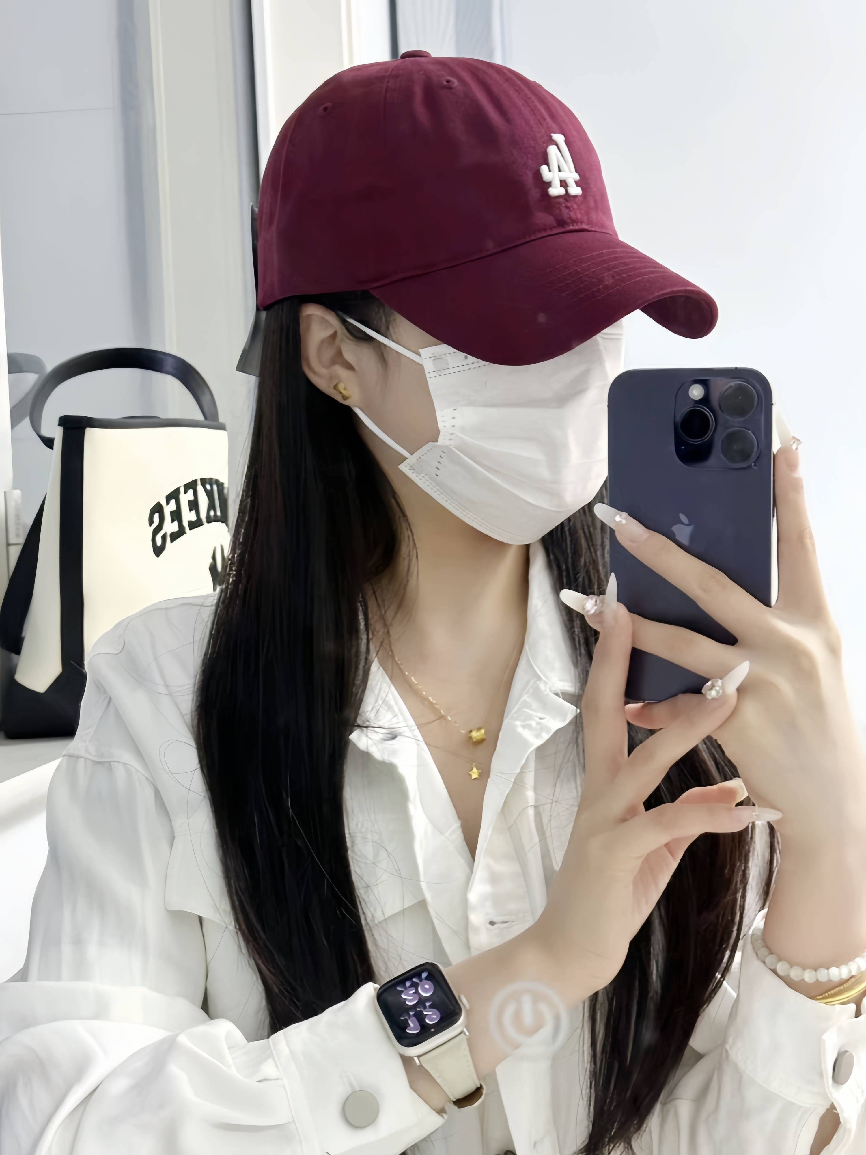 KOREA'S ORIGINAL 2024 NEW MLB SOFTBALL HAT LA SMALL-PLATTED SUNSCREEN CAN REGULATE MULTI-COLOR LA DUCK CAPS