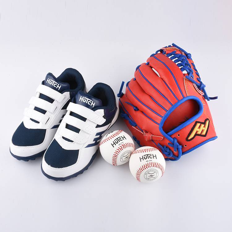 Soft training to hit softball with a first-school practice hardball game with a baseball student adult