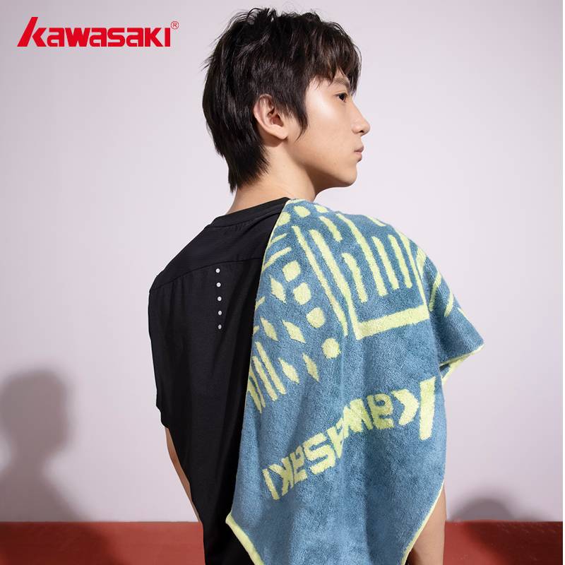24 years of Kawasaki sports towel badminton basketball must have cold sensory towels, bamboo fiber bacteriostatic skin and skin