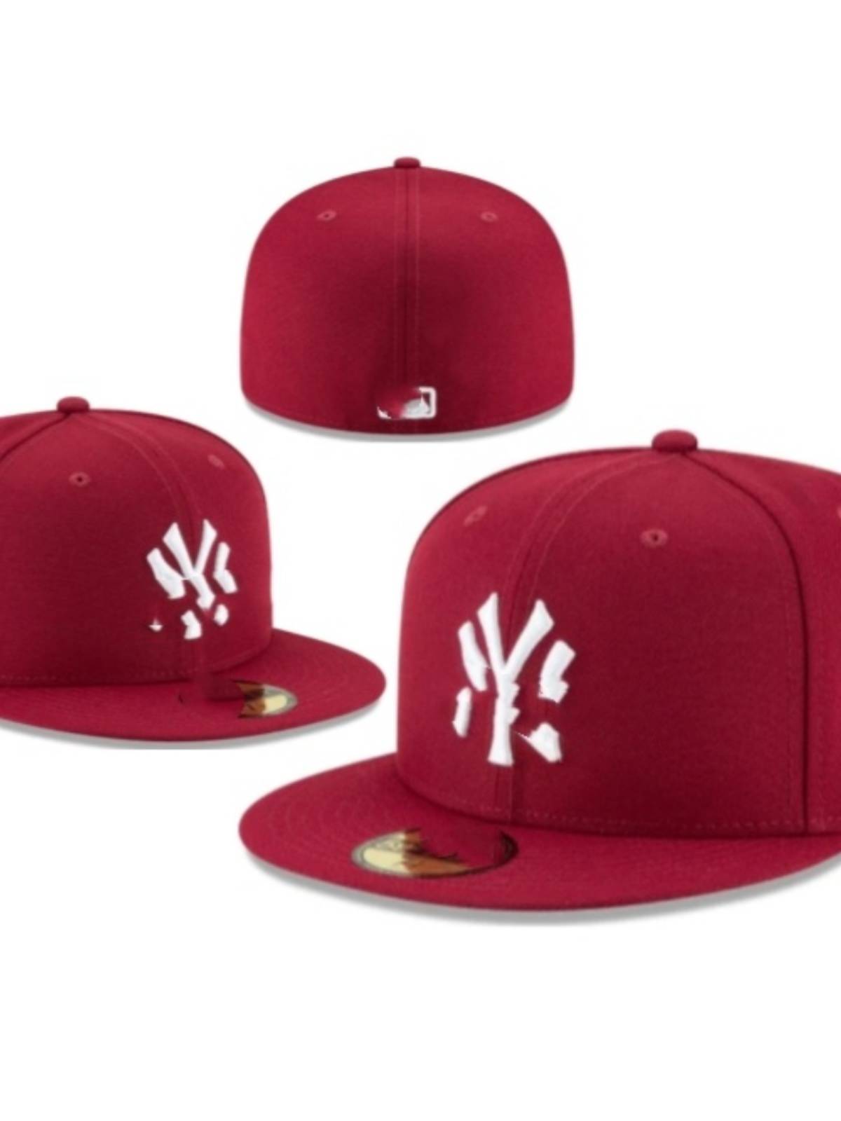 Fully closed irreplaceable ballball team anti -baseball hat men and women outdoor hip hop wearing sunshade flat hat