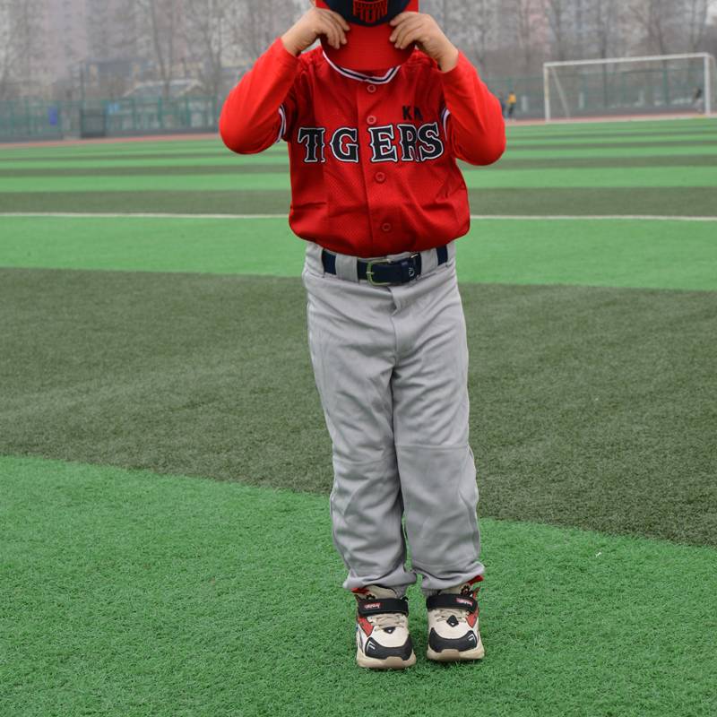 Barball rawlings gray boy children closed seven -point nine -point baseball pants BTB1010R