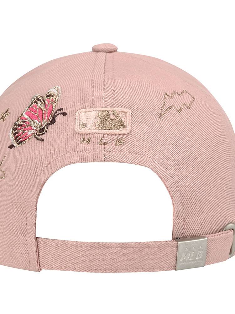 Genuine MLB baseball hat Little bee embroidered ny hard -top cornary peaked hats Korean version of fashion versatile couple hat