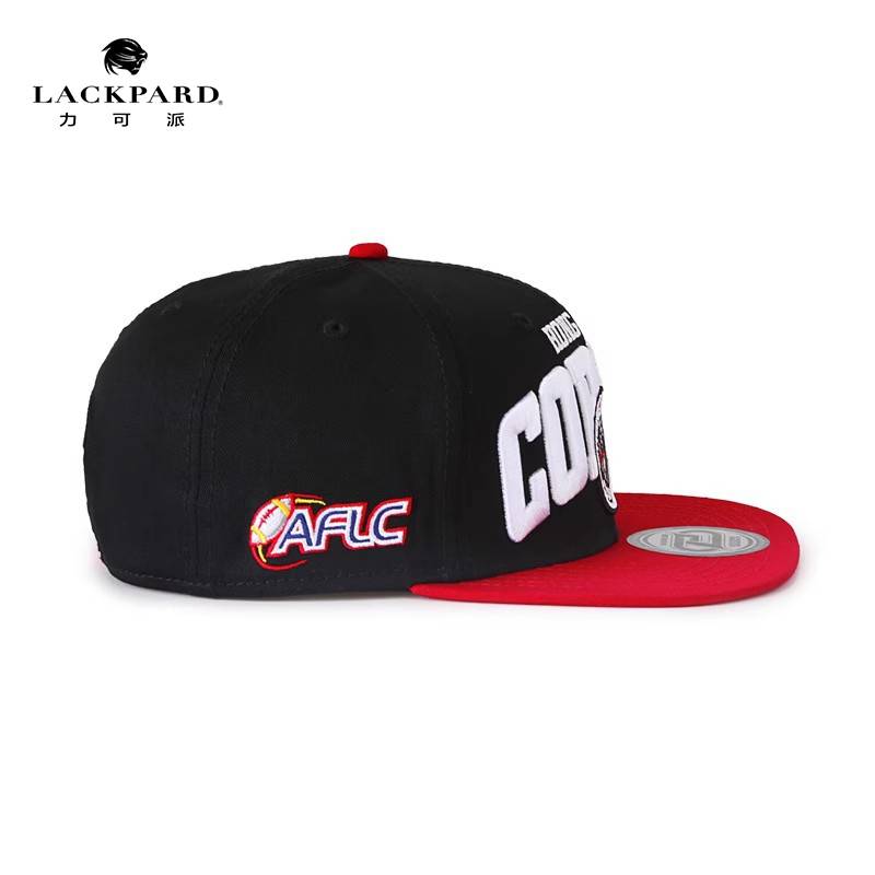 Lackpard joint AFLC Rugby League baseball cap Hong Kong Cobra Team Flat Hat Hip Hip Hat