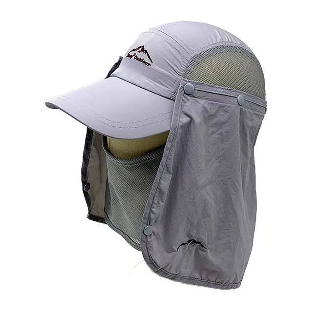 Haru Hatty Outdoor Hat Breath Sunscreen Big Eaves Covering Copycut Baseball H030 Full Full Full Cloth Disassembly