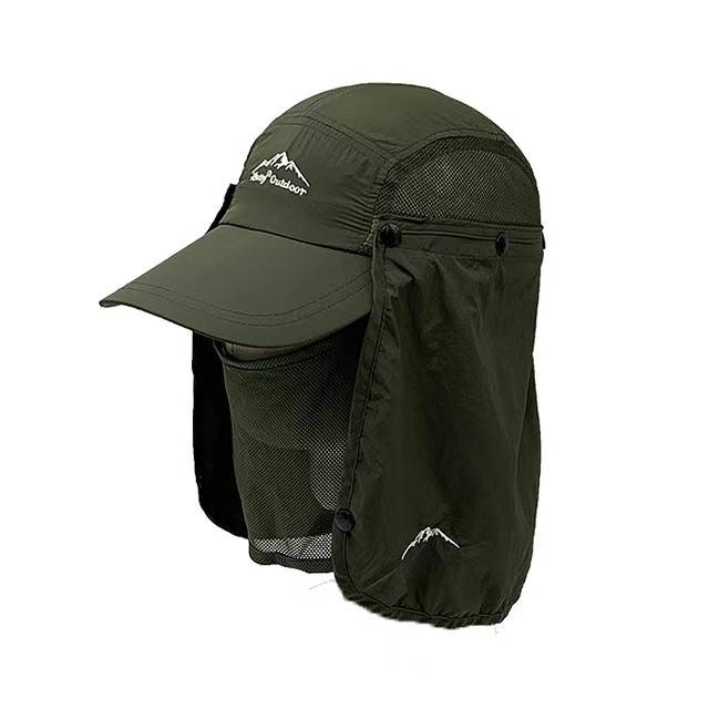 Haru Hatty Outdoor Hat Breath Sunscreen Big Eaves Covering Copycut Baseball H030 Full Full Full Cloth Disassembly