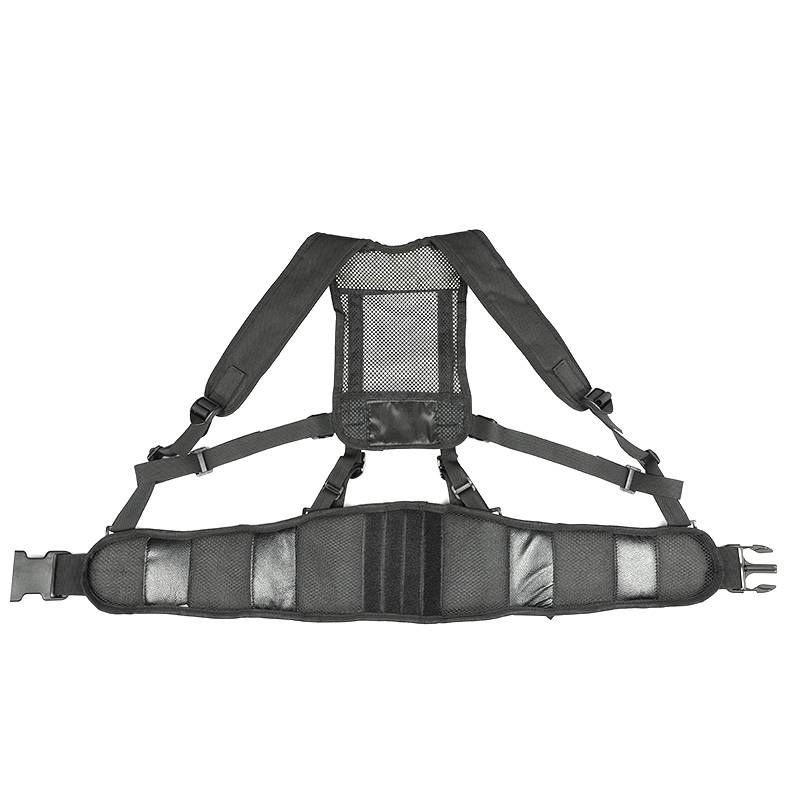 Outdoor multi -function molle waist seal CS tactical vest chest hanging belt back strap back belt mena
