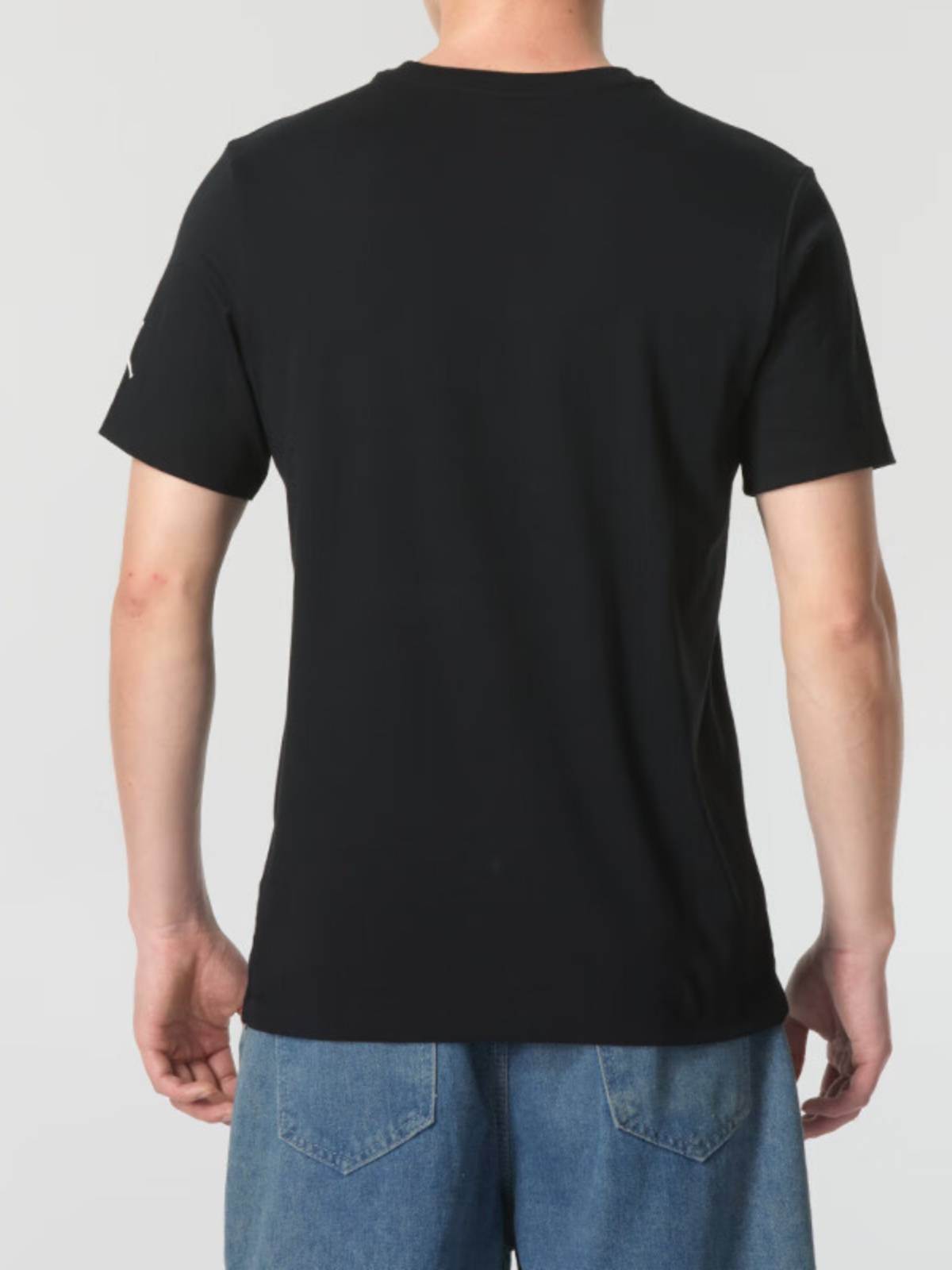 Jordan Jordan baseball joint AJ short -sleeved men's pure cotton fitness sports T -shirt outdoor breathable casual half -sleeve
