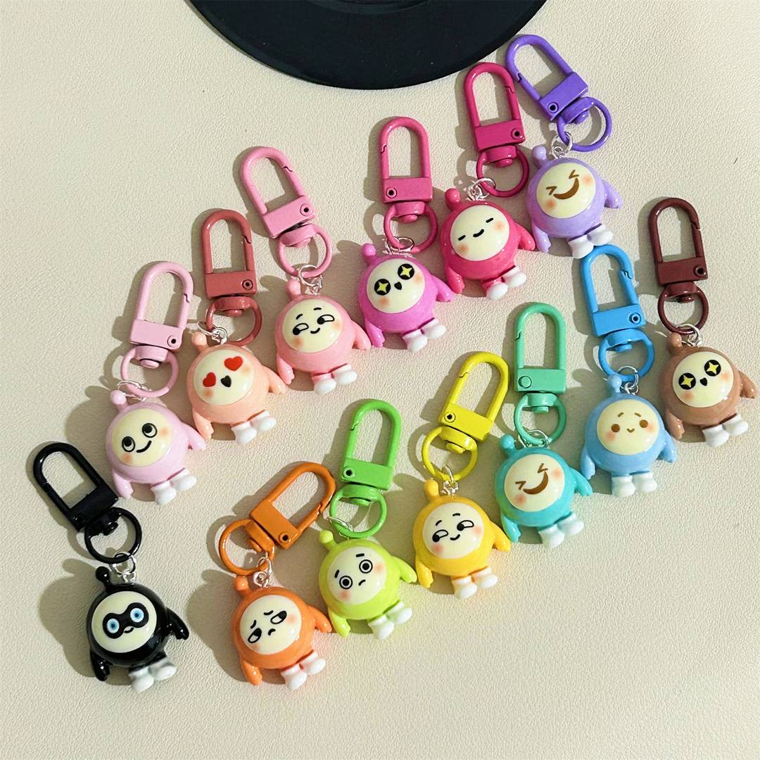Eggs party with a colored key button and an egg girl's backpack set for the girl's cutie egg