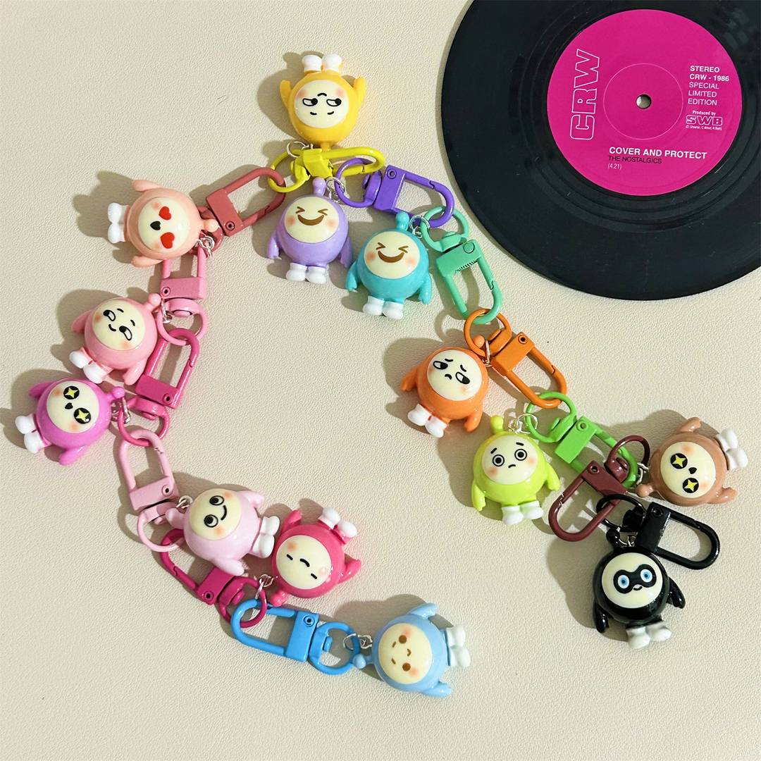 Eggs party with a colored key button and an egg girl's backpack set for the girl's cutie egg