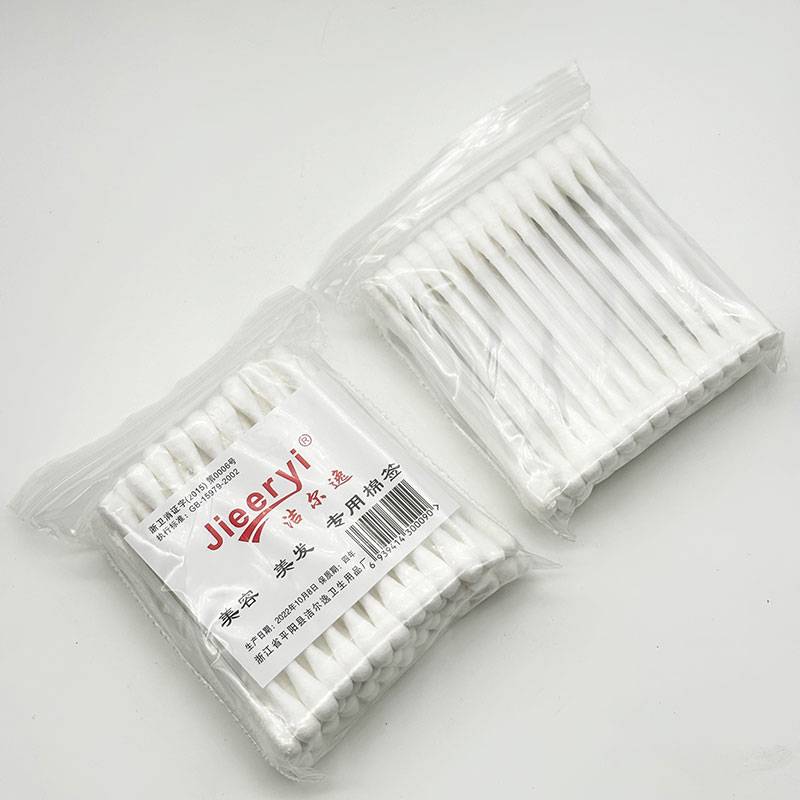 1050 mottled cotton swab freezing stick cotton baseball double -headed cotton visa ear cotton stick makeup makeup remover cotton