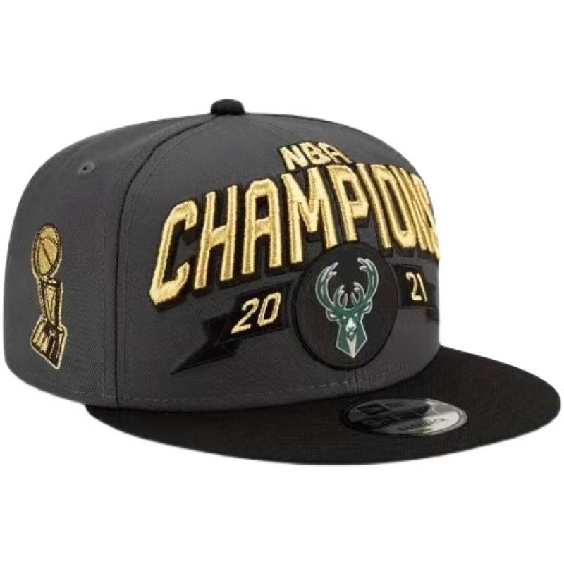 2021NBA Bucks Champion Embroidery Sports Basketball adjustable outdoor leisure baseball