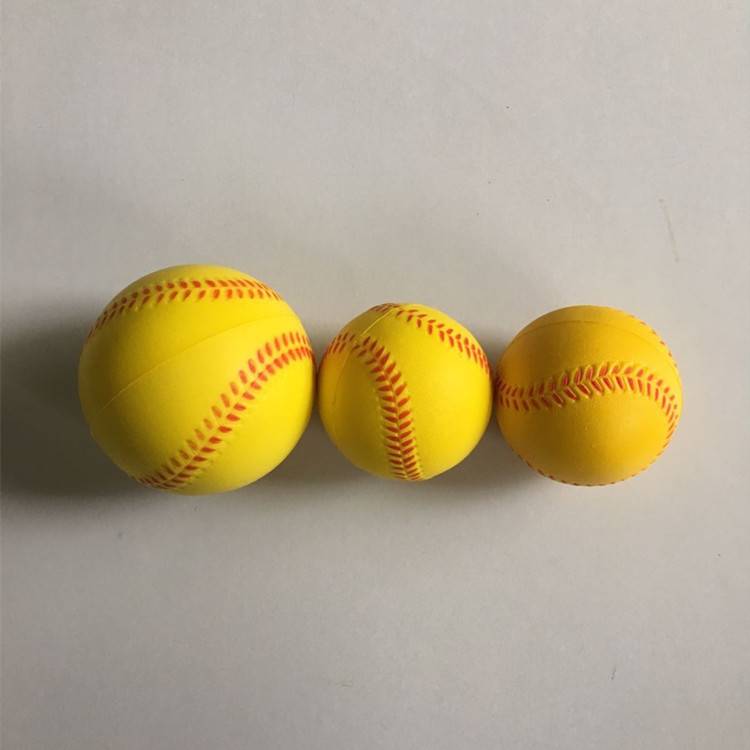 SOFTBALL SOFTBALL AND A GLOBAL SPONGE BAT SOFTBALL PU POLYAMIDE BUBBLE-BALL KIDS PRACTICE BASEBALL