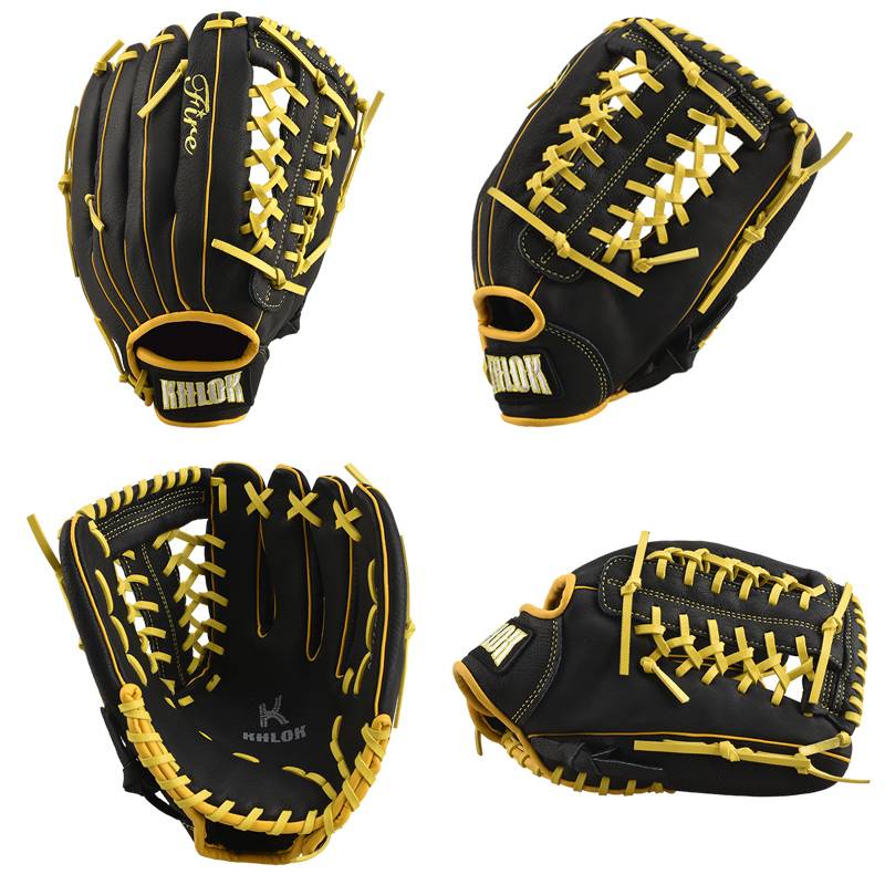 Black 11 -inch yellow strip strip
