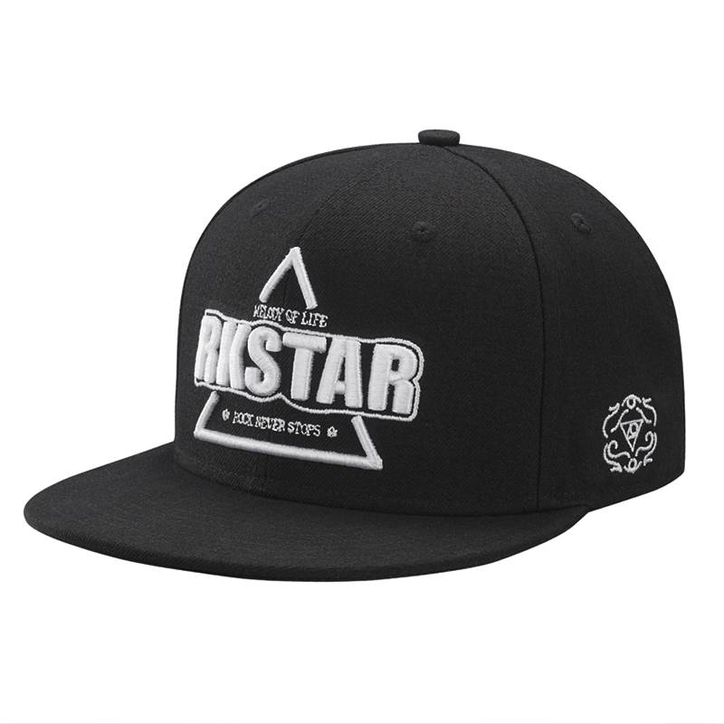 American hat Men's tide new flat -edged hip -up brand wild -top hip -hop hat female hard -top baseball cap
