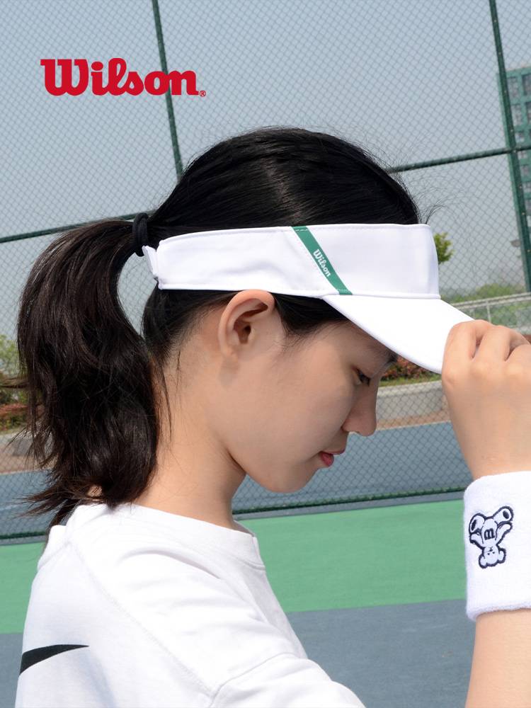 Wilson Wilsheng Kuman Couple Couple Empty Hat Adult Lavender Breathless Top Hat A adjustable Women's Tennis Hat