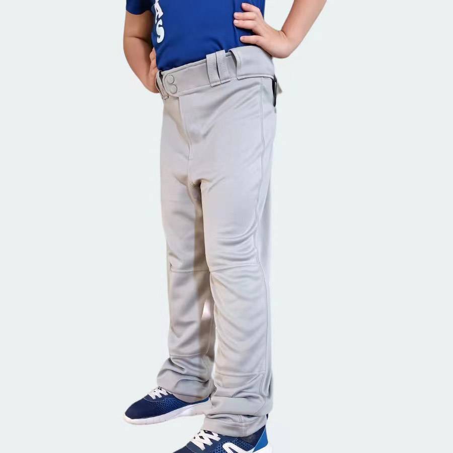 American R baseball pants baseball pants baseball uniforms under the baseball uniforms of straight trousers, cropped pants, white gray long young children