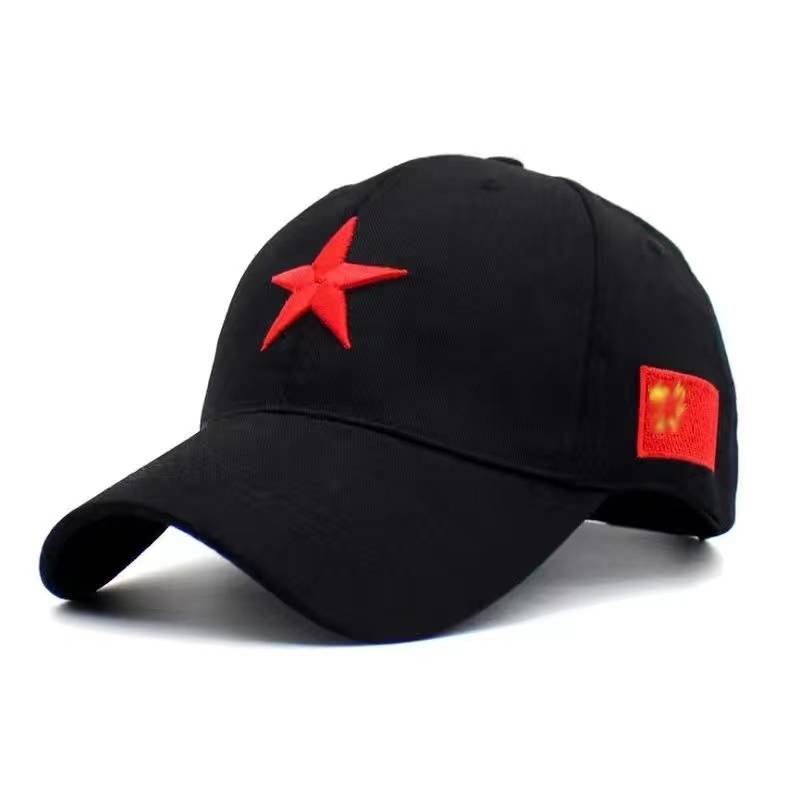 Summer sunscreen, cotton embroidery and casual baseball caps, veterans gathering commemorative peaked cap