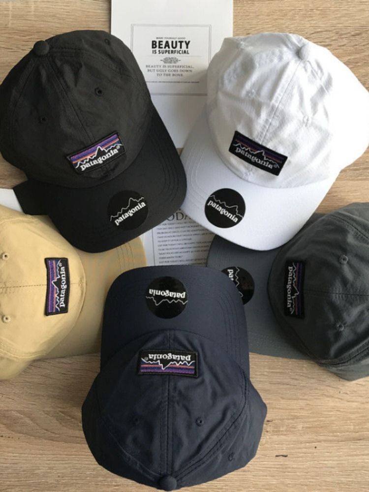 Patagonia Battanian American soft top wide -eaves peaked hat Men and women in spring, autumn and summer, fast -drying baseball caps
