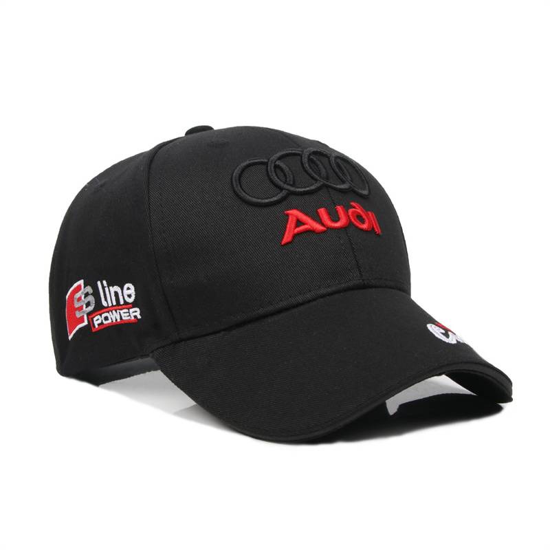 New Audi 4S store special hat gift cap F1 racing cap, creative embroidery adjustable baseball cap man