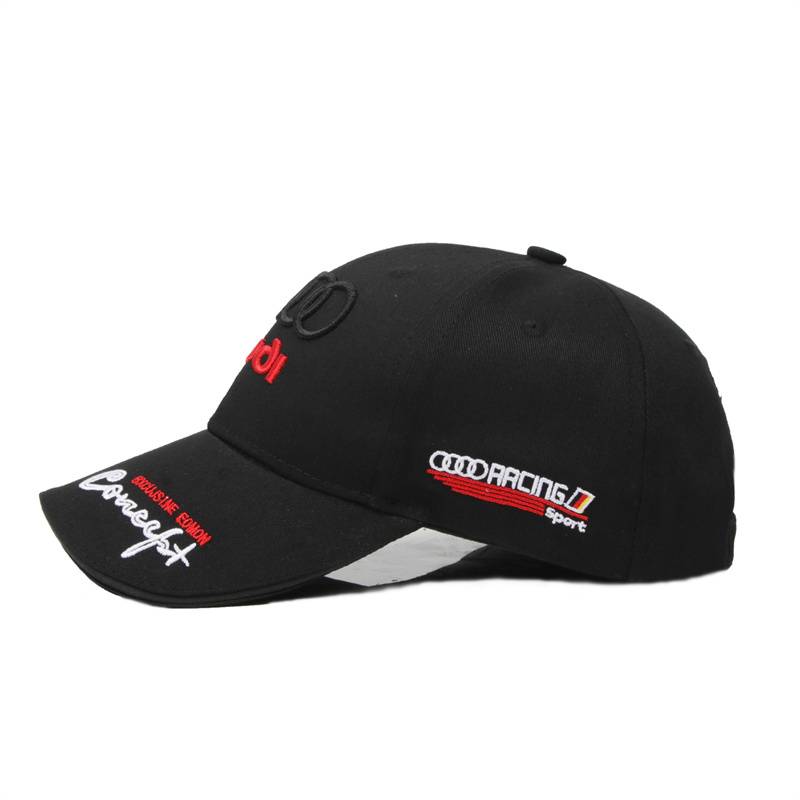 New Audi 4S store special hat gift cap F1 racing cap, creative embroidery adjustable baseball cap man