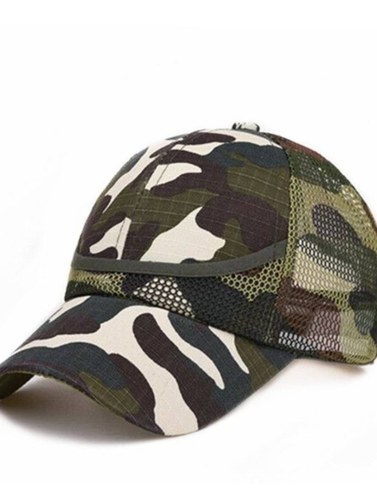 2023 Explosion Camouflage Hat Trend Korean Boy Girl GM Traveling on wide -eaves baseball parent -child peak hat