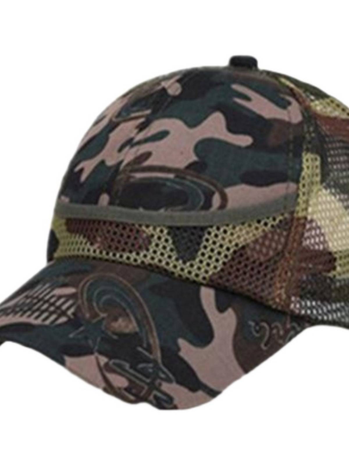 2023 Explosion Camouflage Hat Trend Korean Boy Girl GM Traveling on wide -eaves baseball parent -child peak hat