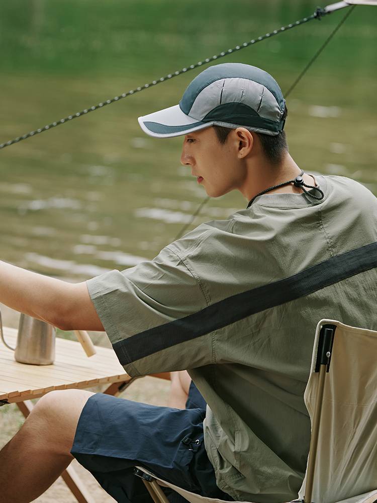 Fancet Hat Men's Summer Grand Garbet Sun sunscreen Out Outside of the Sun Smooth Hat Baseball Hat Duck Tongue Hat