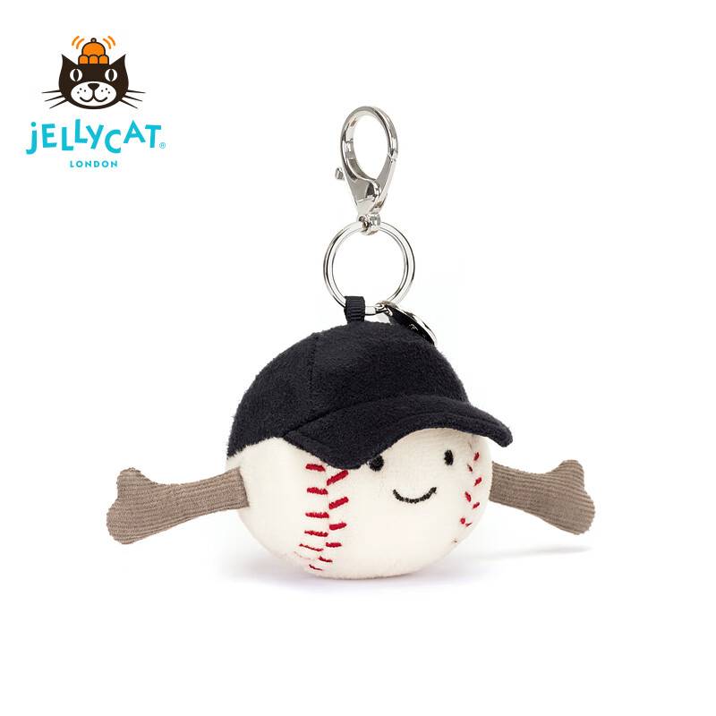 British Jellycat fun sports baseball bag hanging decoration plush toy backpack pendant gift doll