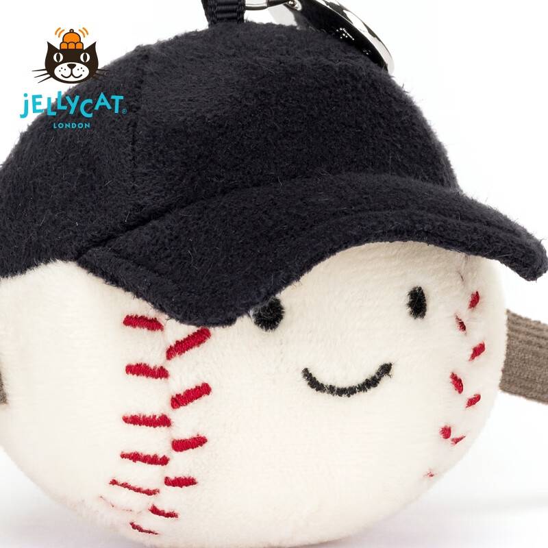 British Jellycat fun sports baseball bag hanging decoration plush toy backpack pendant gift doll