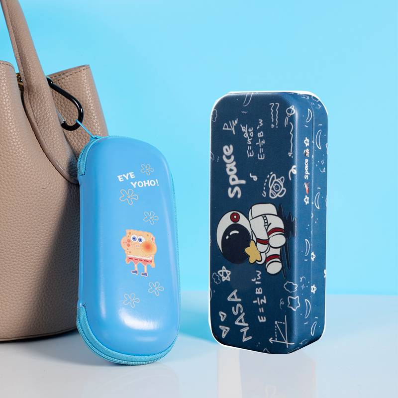 Zipper Blue Sponge Mirror Box+Star Picking Blue Mirror Box