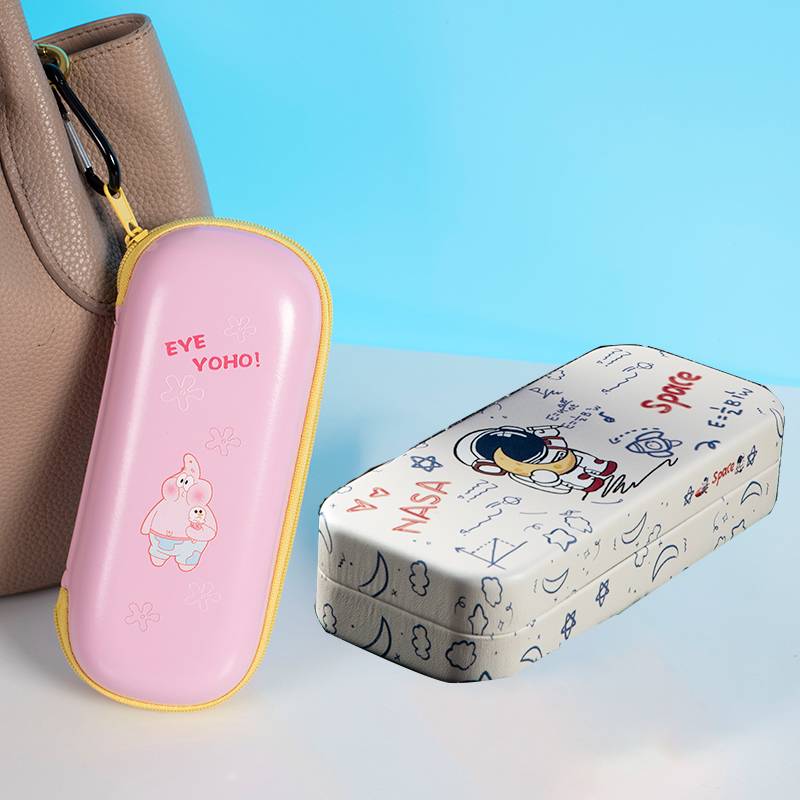 Zipper Powder Big Star Box+Moon White Mirror Box