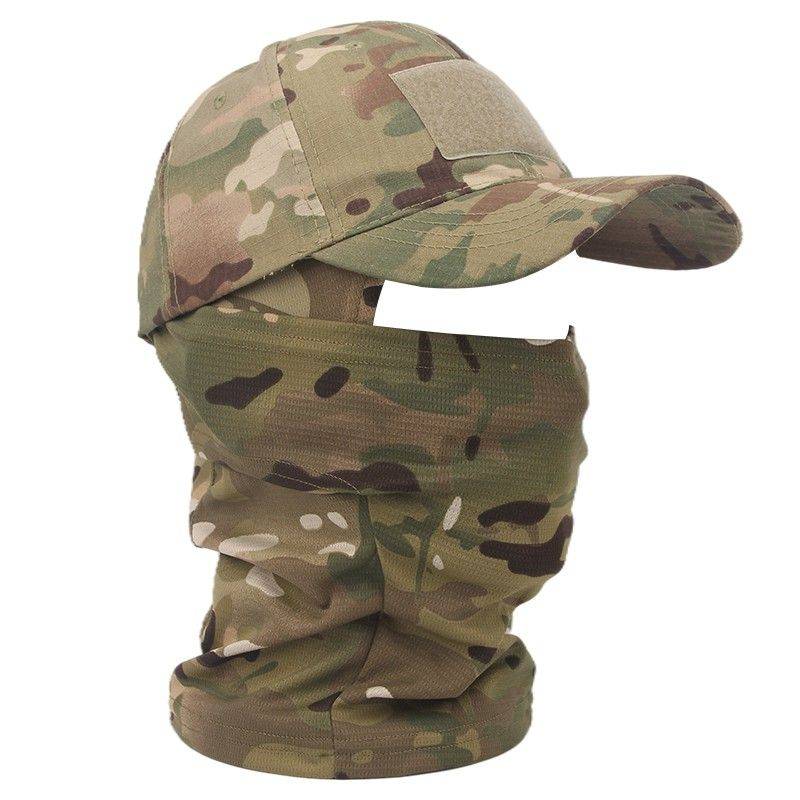 Xinjiang Tibet Sports Hat Camouflage Baseball Mask Set Outdoor Mountaineering Wild Barracks Fishing Sunshine Guolk Windskin