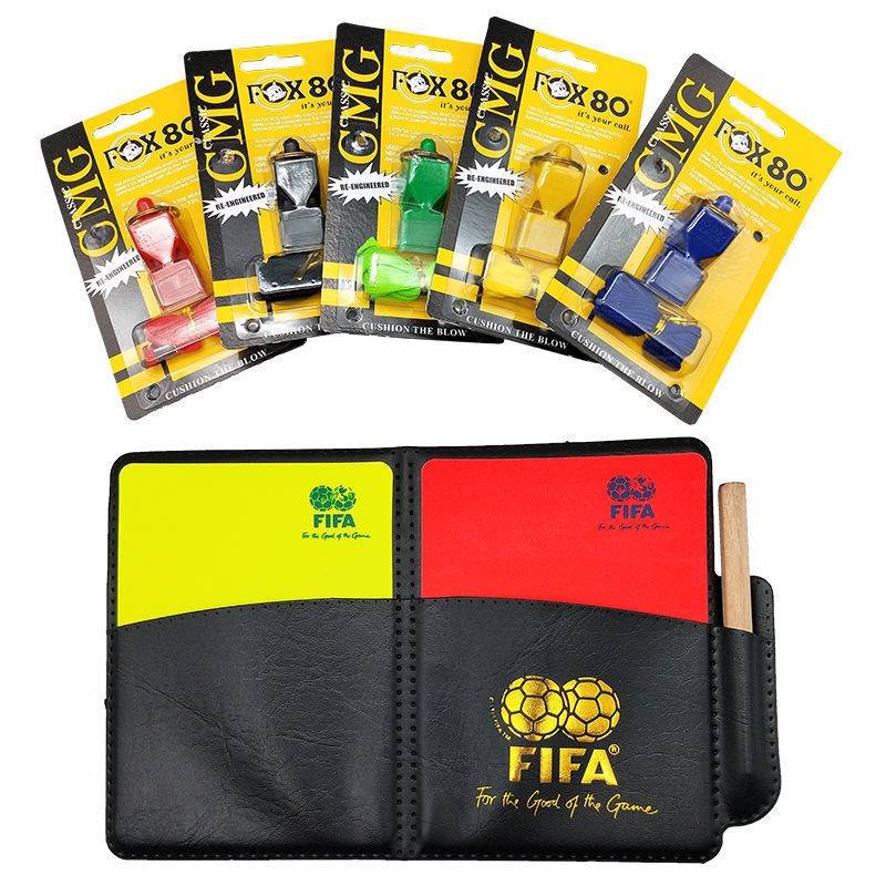 Red and yellow card+FOX whistle