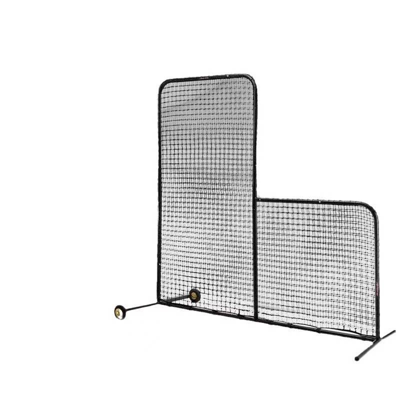 Baseball pitcher L -shaped net with pulley baseball network training network practice L -shaped network portable demolition indoor and outdoor