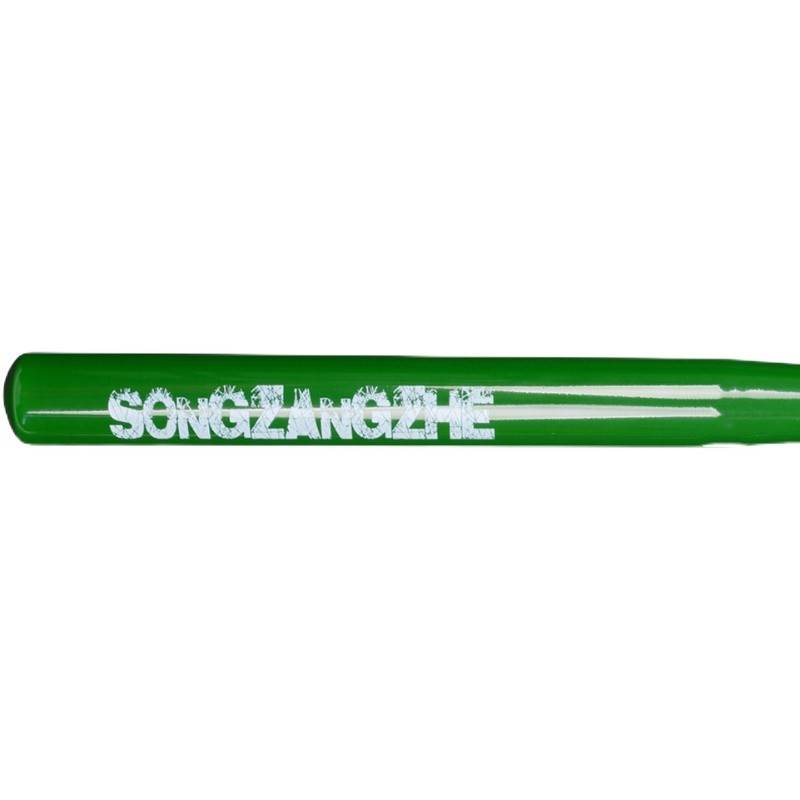 Thick green baseball stick non -solid car carrier -carried metal iron rod self -defense weapon alloy steel baseball stick