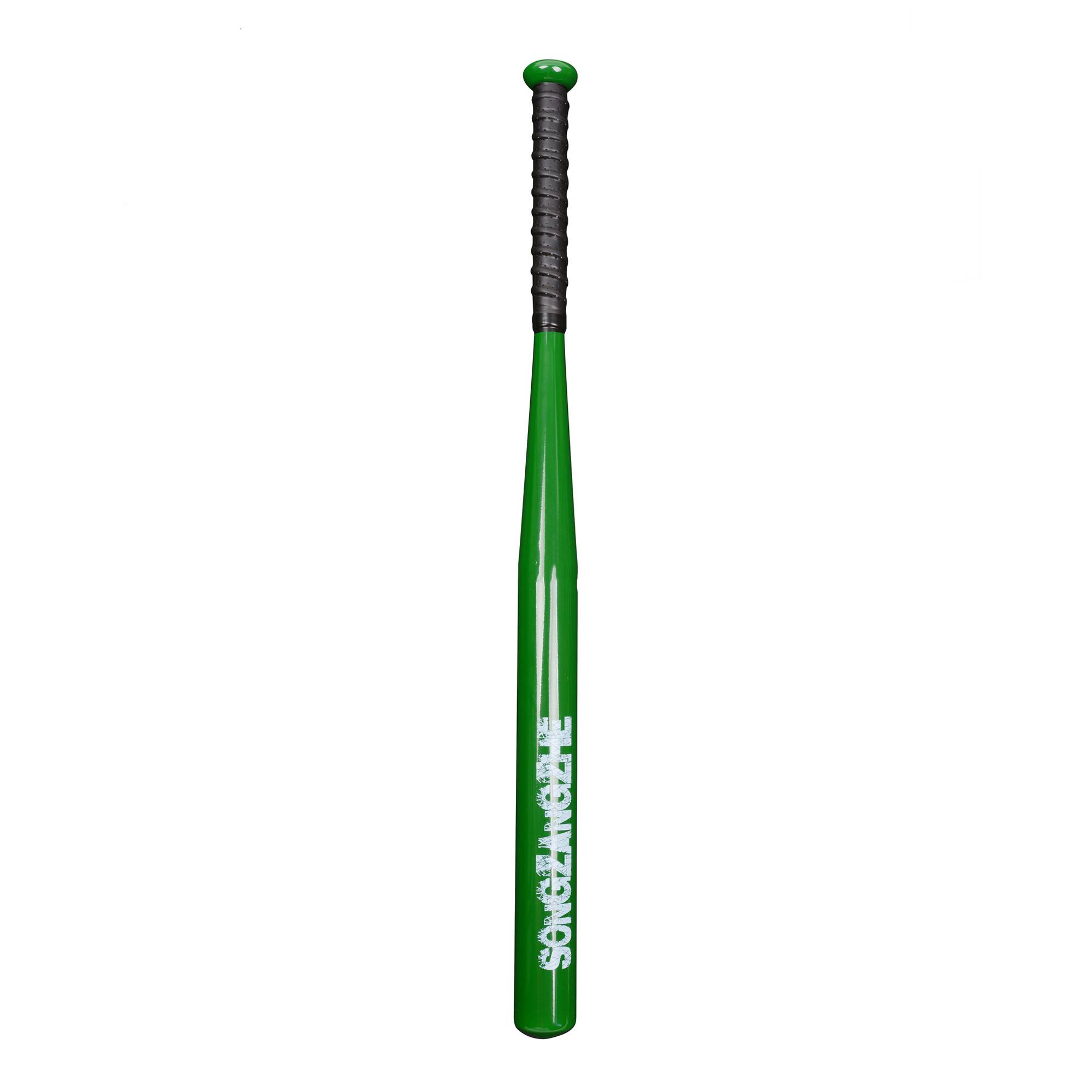 Thick green baseball stick non -solid car carrier -carried metal iron rod self -defense weapon alloy steel baseball stick