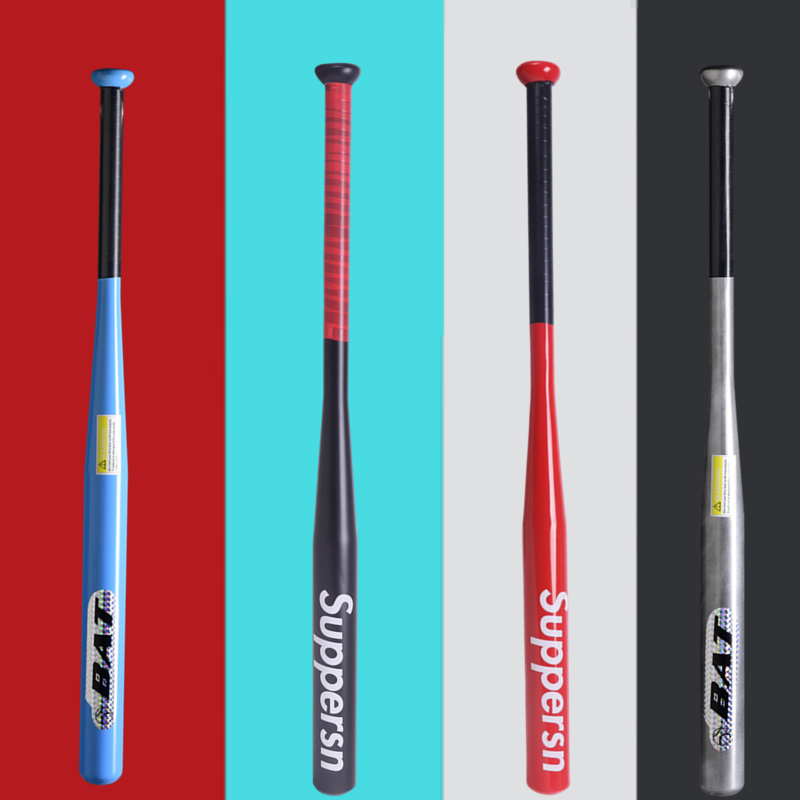 Baseball stick thickened alloy steel baseball rod carrier defense dumb black baseball weapon weapon home defense baseball club