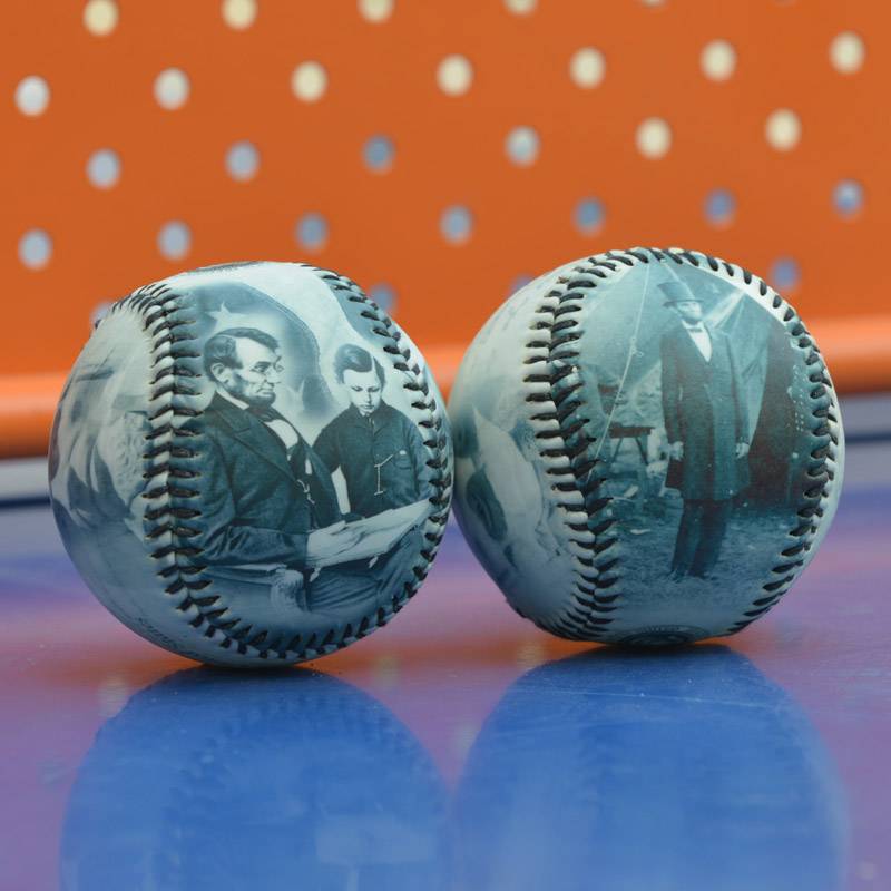 Hard baseball photo ball color commemorative baseball 9 inches