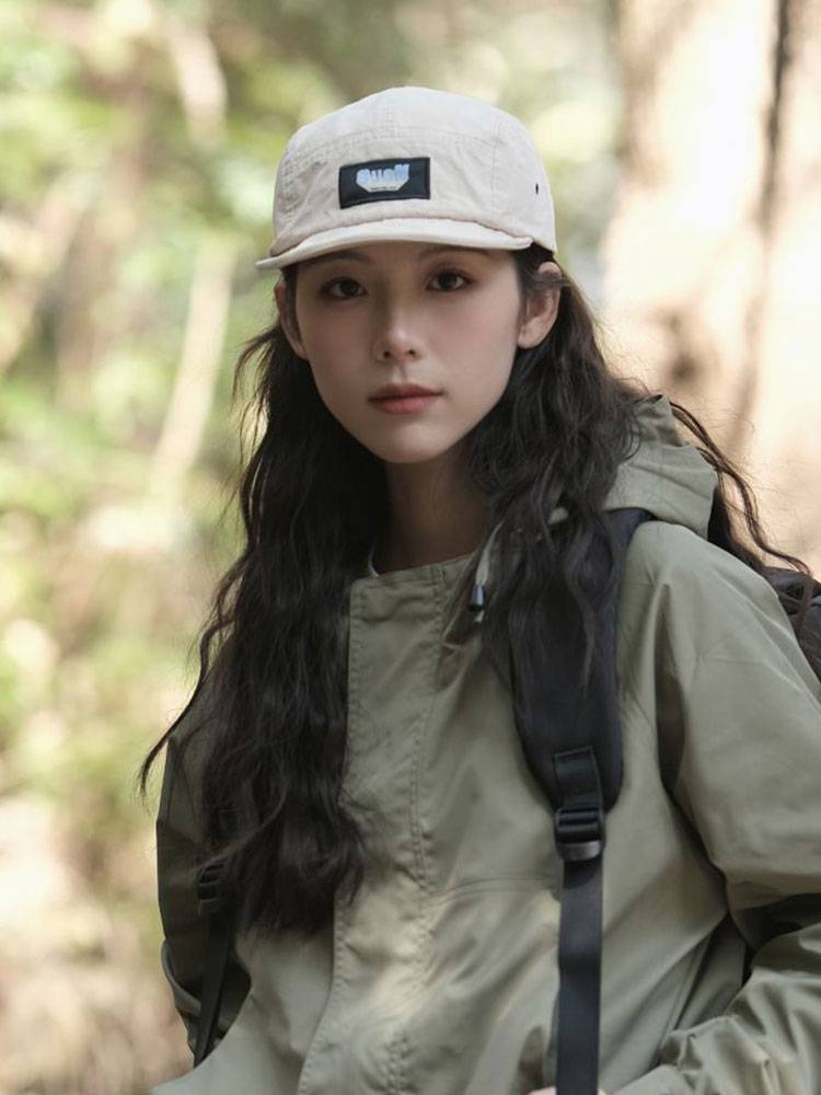 Japanese soft eaves five -piece baseball hat female outdoor mountaineering speed dry thin 2024 new tide brand short eaves peaked hat