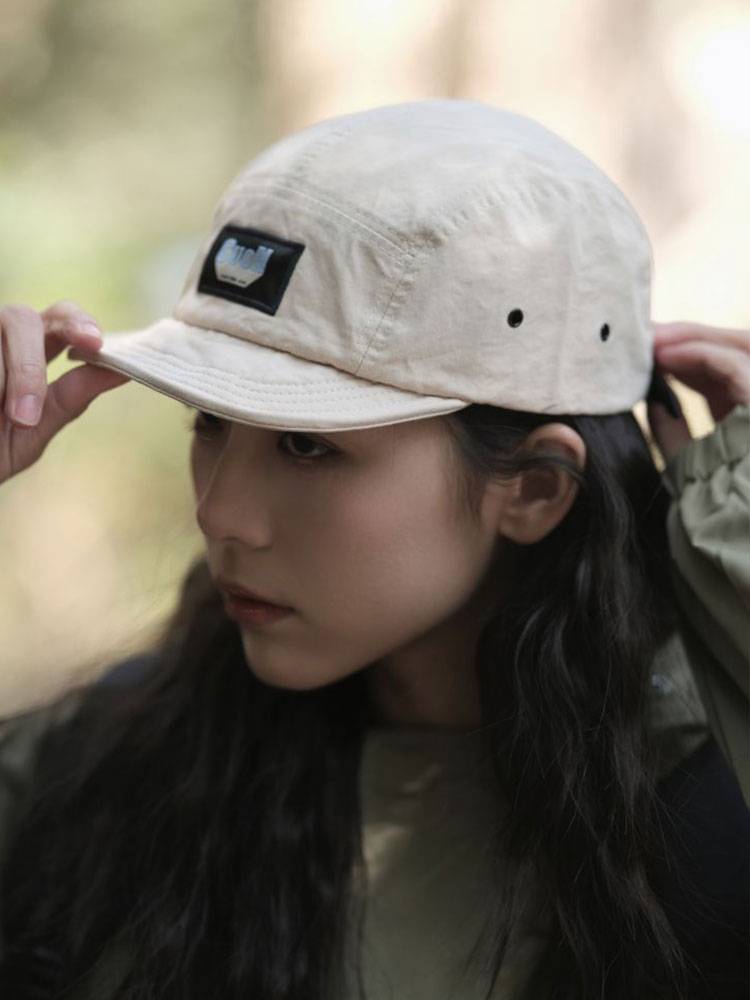 Japanese soft eaves five -piece baseball hat female outdoor mountaineering speed dry thin 2024 new tide brand short eaves peaked hat