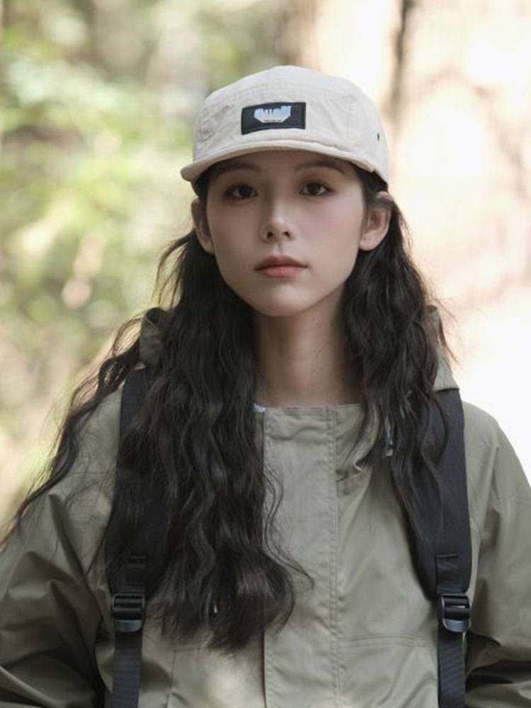 Japanese soft eaves five -piece baseball hat female outdoor mountaineering speed dry thin 2024 new tide brand short eaves peaked hat