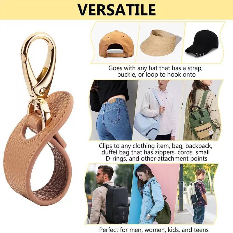 Golf Baseball Hat with a backpack cap to protect against loss and a bag of travel caps and gloves
