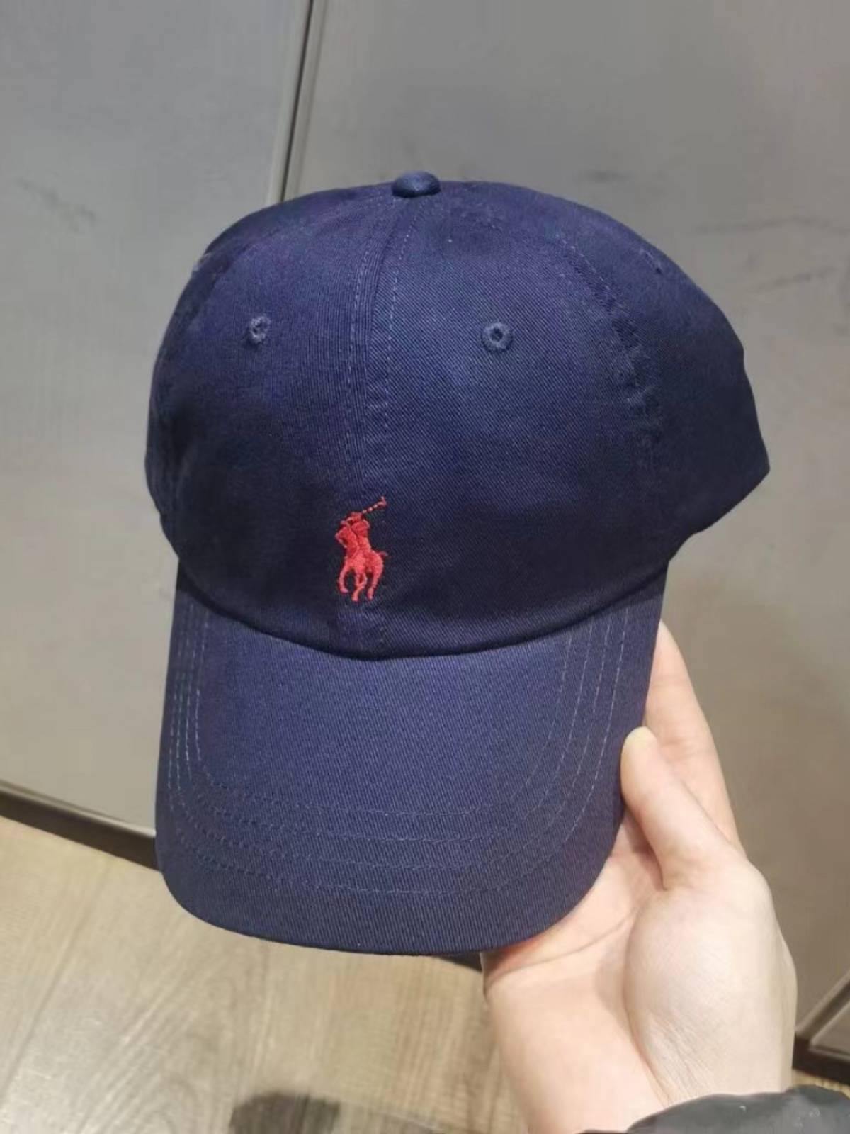 Spot RALPH Rafe Laurun classic pony label four seasons wearing men and women universal soft top peaked lip tongue baseball hats