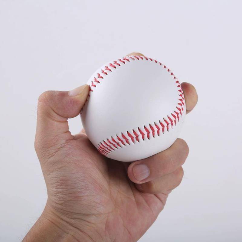 Bargack leather baseball header cowhide leather training baseball rubber core soft ball competition standard hard ball