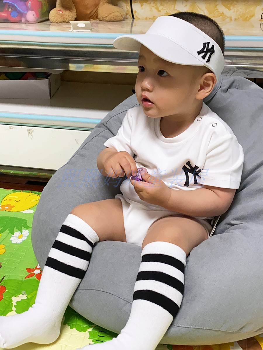 Newborn summer short-sleeved climbing baby clothes 0-1 years old baby clothes 100-day clothes baby full moon service