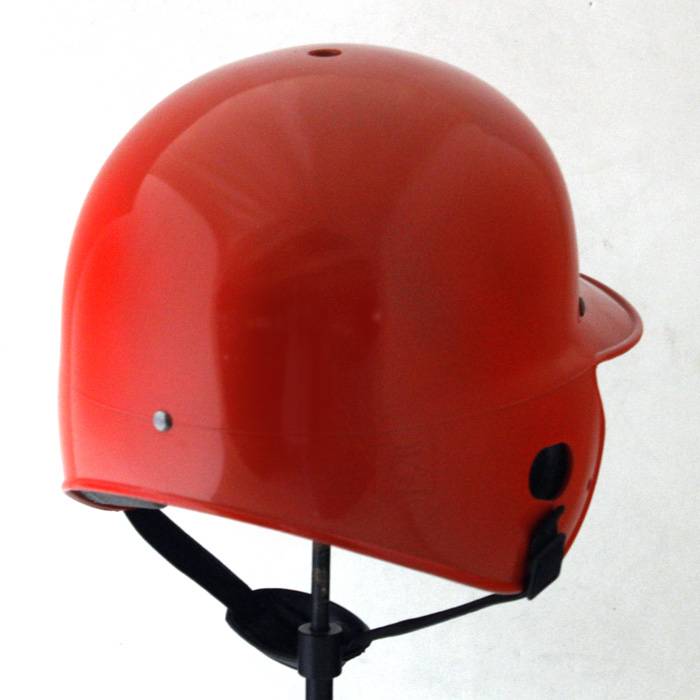 Factory exports American double -ear striking baseball helmet adult children average/small size red black