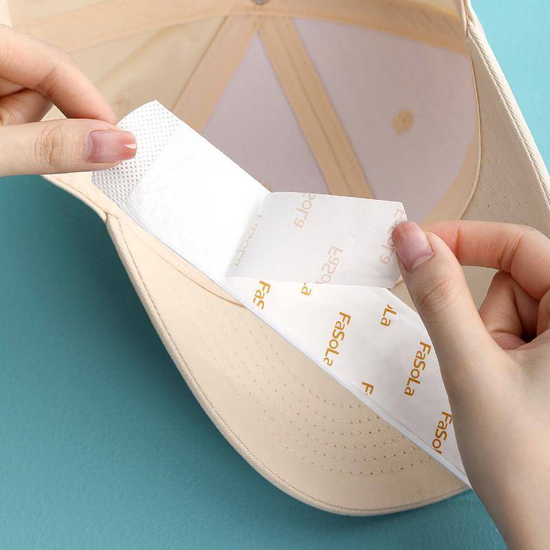 Military training hat brimura absorption sticker disposable hats anti -dirty stick duck tongue cap