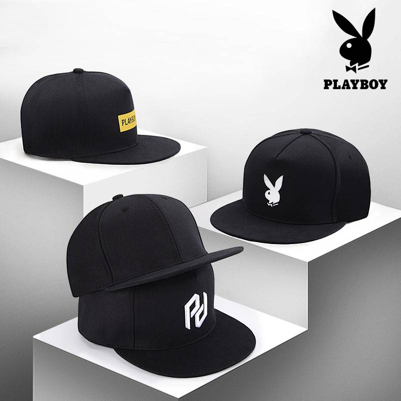 Playboy hip -hop hat Men's Korean street flat -along hat fashion versatile student female sunshade baseball cap